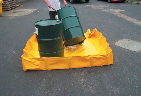 Temporary Bund Oil Drum